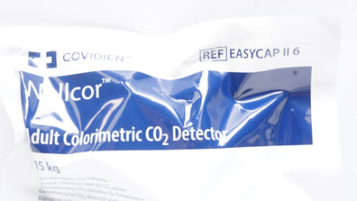Covidien EASYCAPII6 Nellcor Adult Colorimetric CO2 Detector >15 kg (x)
